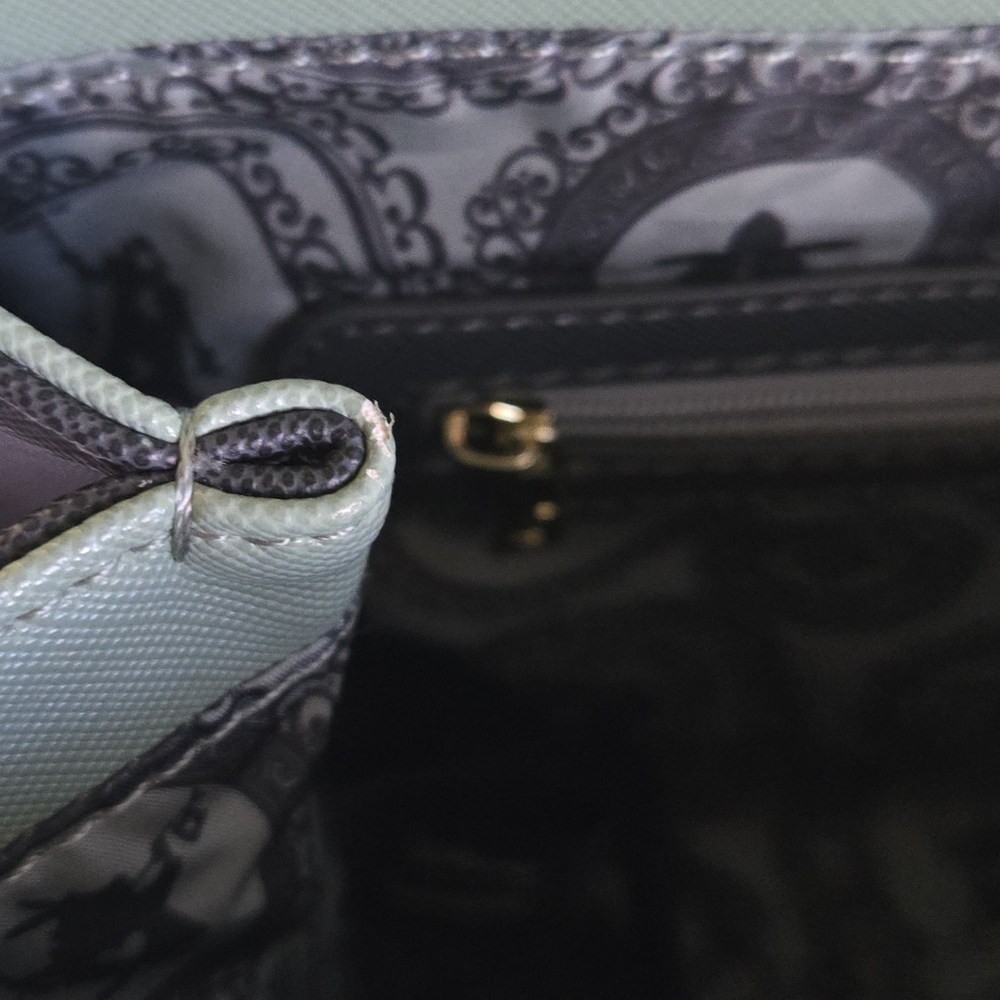 Loungefly x Disney Mint and Pink Floral Shoulder Bag In EUC - Picture 12 of 16